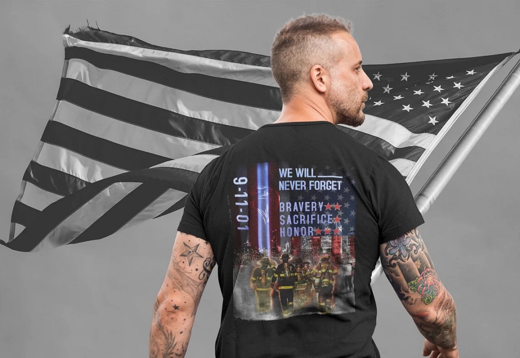 911 Shirts - thanking and remembrance